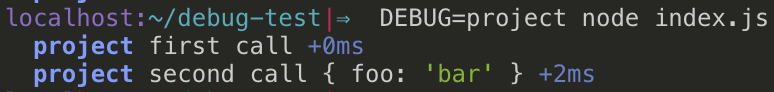 debug-output